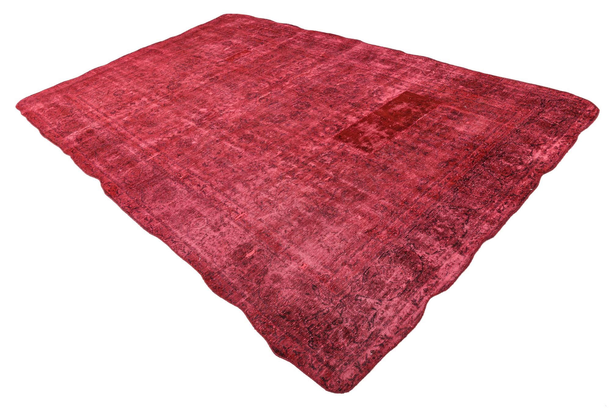 8' x 12' 4 Hand Knotted Ultra Vintage Persian Wool Rug