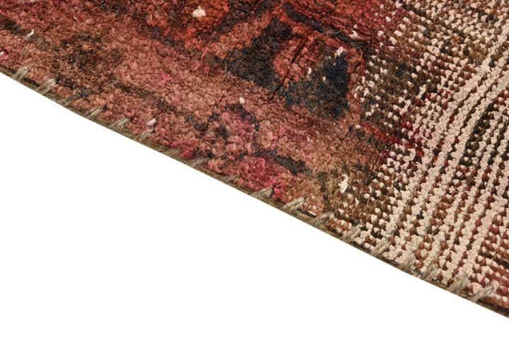 4' 1 x 6' 9 Hand Knotted Ultra Vintage Persian Wool Rug