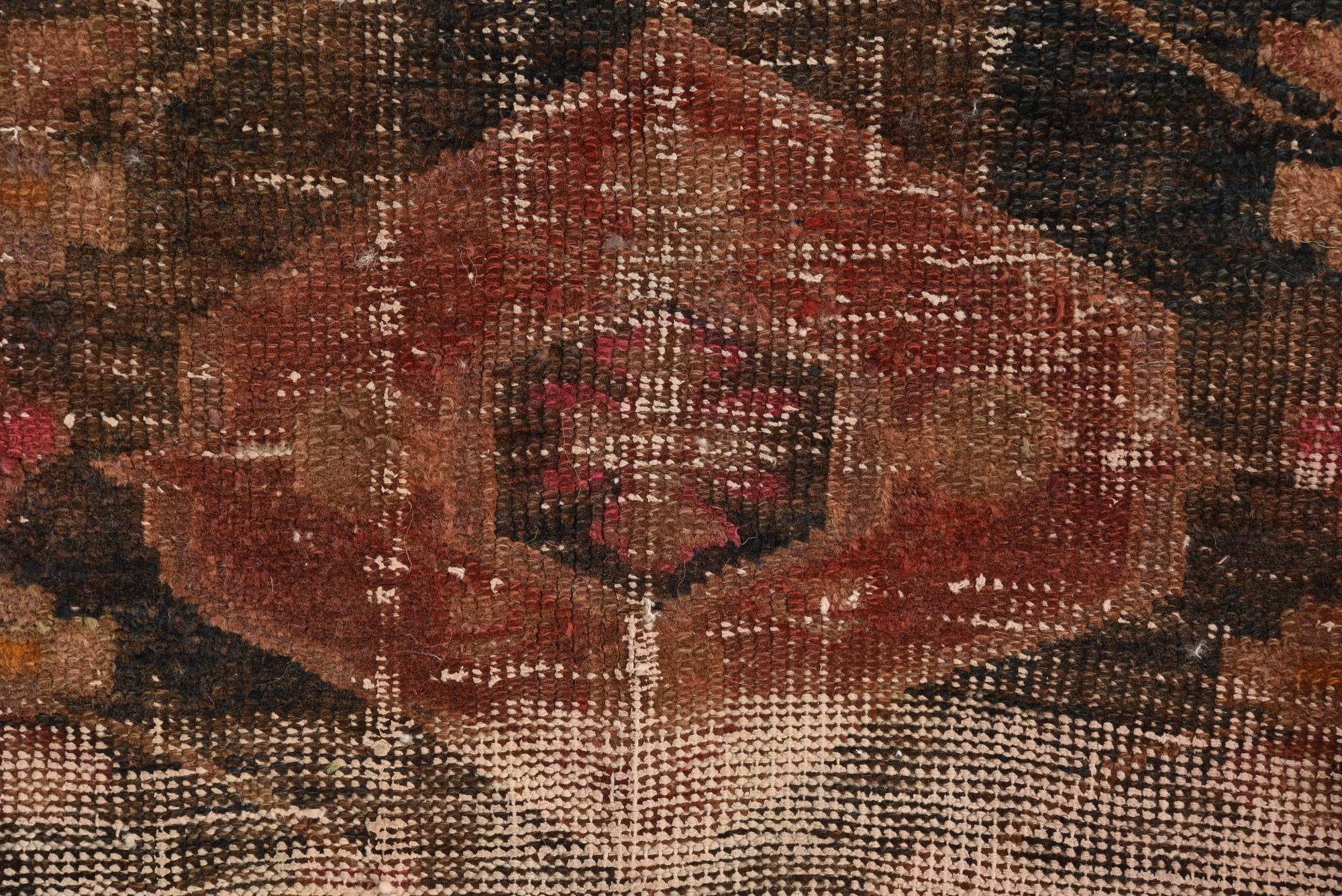 4' 1 x 6' 9 Hand Knotted Ultra Vintage Persian Wool Rug