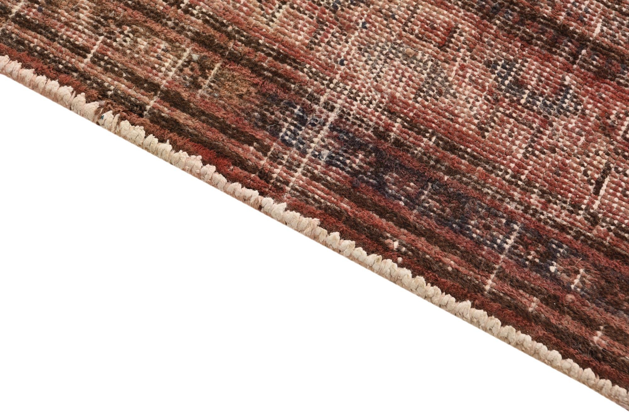 6' 8 x 9' 2 Hand Knotted Ultra Vintage Persian Wool Rug