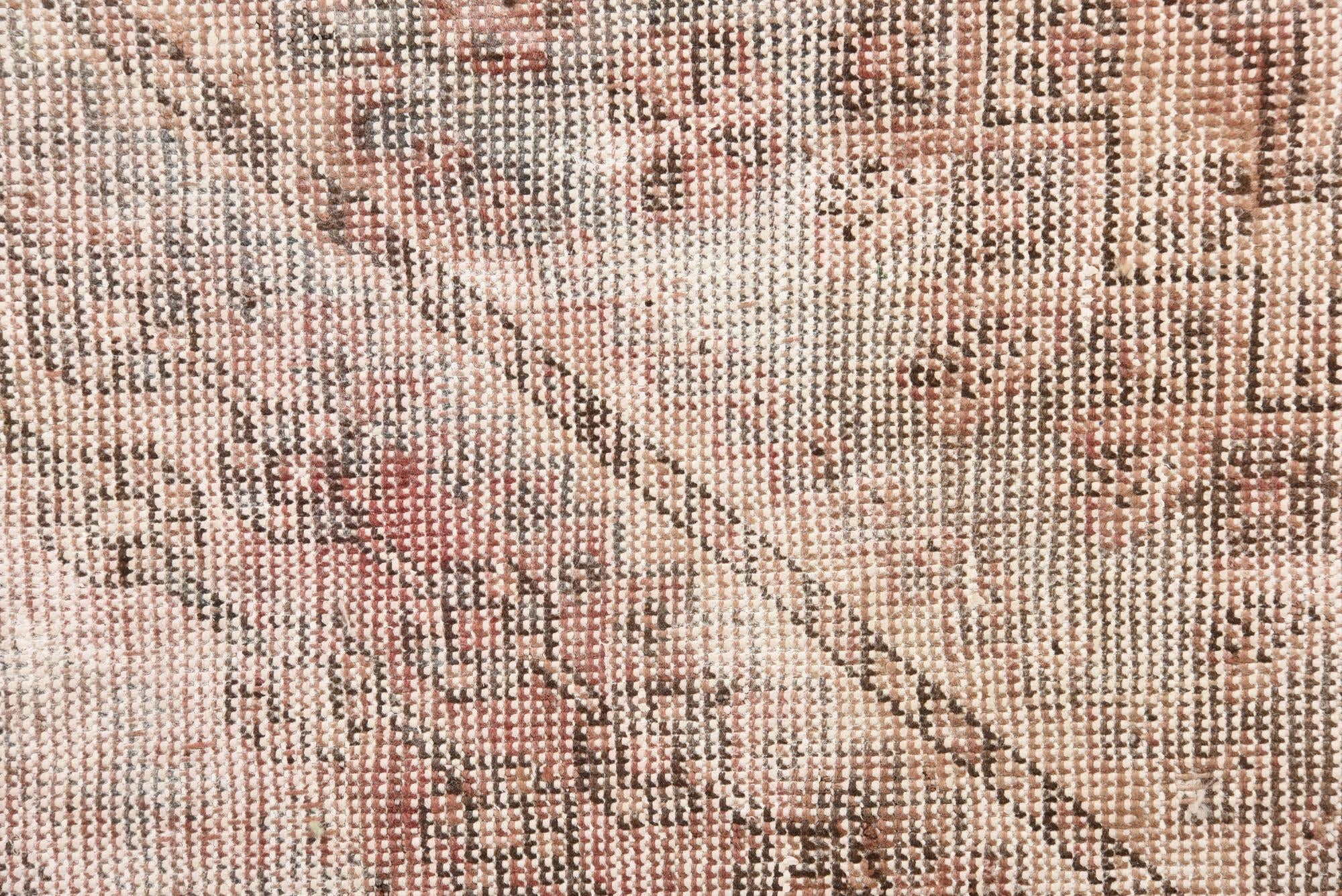 6' 8 x 9' 2 Hand Knotted Ultra Vintage Persian Wool Rug
