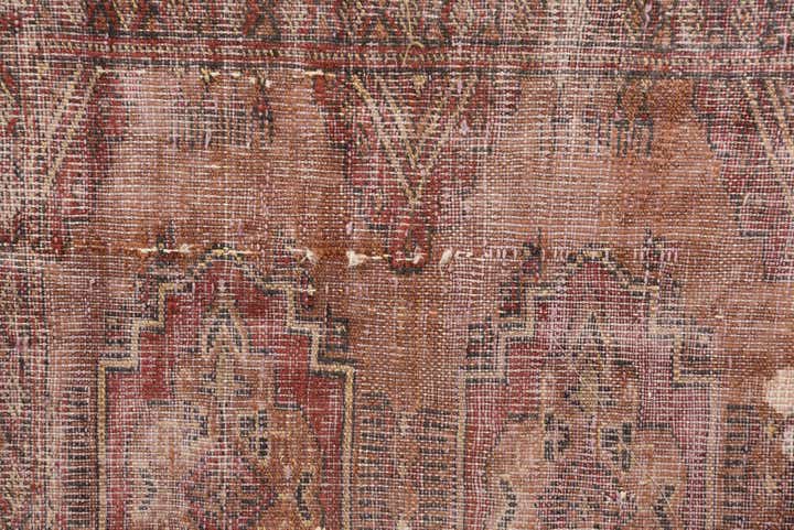 4' 2 x 5' 10 Hand Knotted Ultra Vintage Persian Wool Rug
