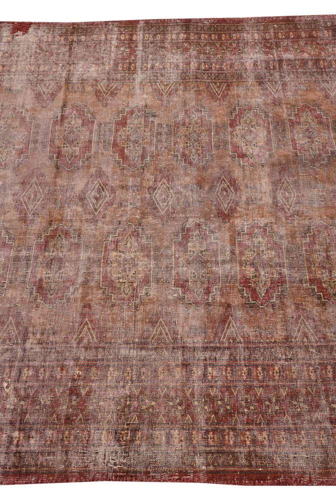 4' 2 x 5' 10 Hand Knotted Ultra Vintage Persian Wool Rug