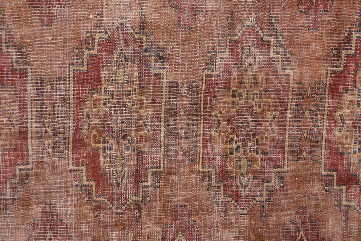 4' 2 x 5' 10 Hand Knotted Ultra Vintage Persian Wool Rug