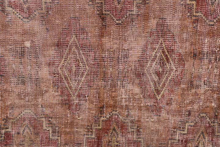 4' 2 x 5' 10 Hand Knotted Ultra Vintage Persian Wool Rug
