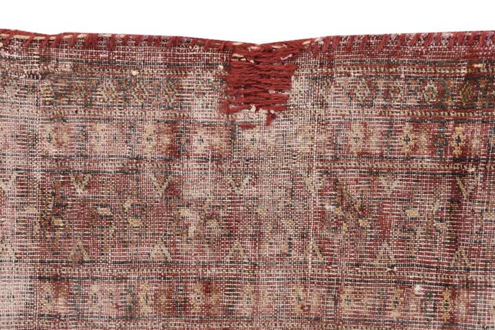 4' 2 x 5' 10 Hand Knotted Ultra Vintage Persian Wool Rug