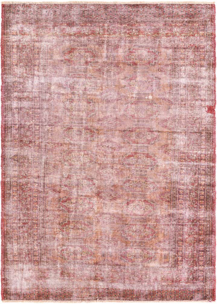 4' 2 x 5' 10 Hand Knotted Ultra Vintage Persian Wool Rug