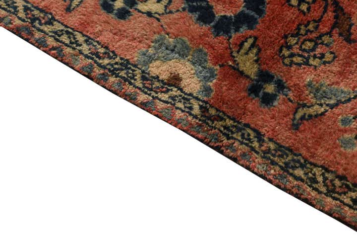 3' 5 x 5' 8 Hand Knotted Ultra Vintage Persian Wool Rug