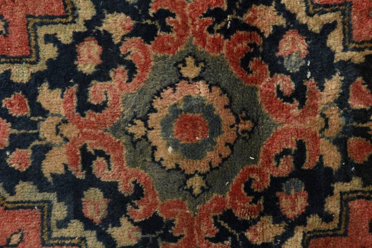 Detail image of 3' 5 x 5' 8 Hand Knotted Ultra Vintage Persian Wool Rug