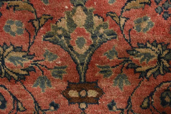 3' 5 x 5' 8 Hand Knotted Ultra Vintage Persian Wool Rug