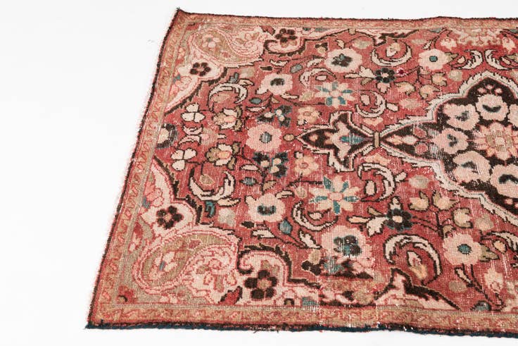 Detail image of 3' 6 x 6' Hand Knotted Ultra Vintage Persian Wool Rug