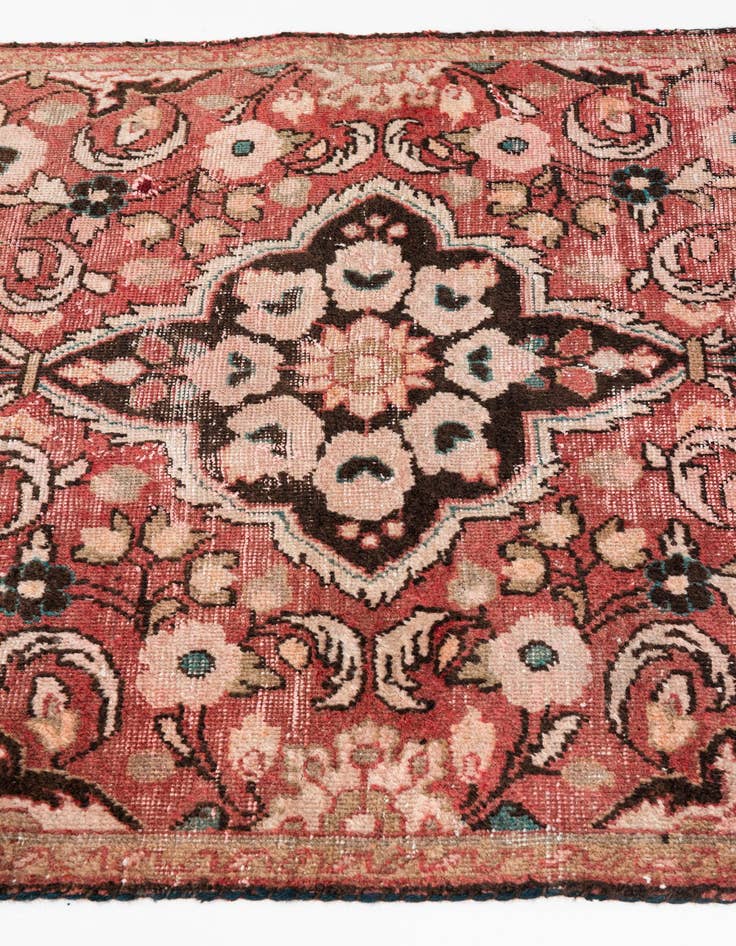 Detail image of 3' 6 x 6'  Hand Knotted Ultra Vintage Persian Wool Rug
