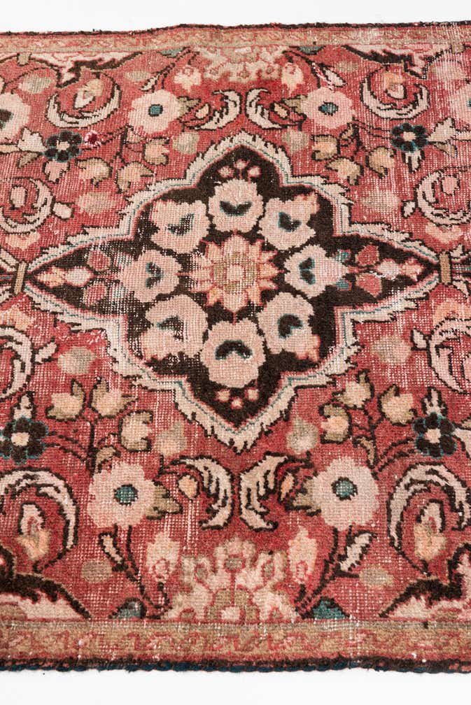 3' 6 x 6' Hand Knotted Ultra Vintage Persian Wool Rug