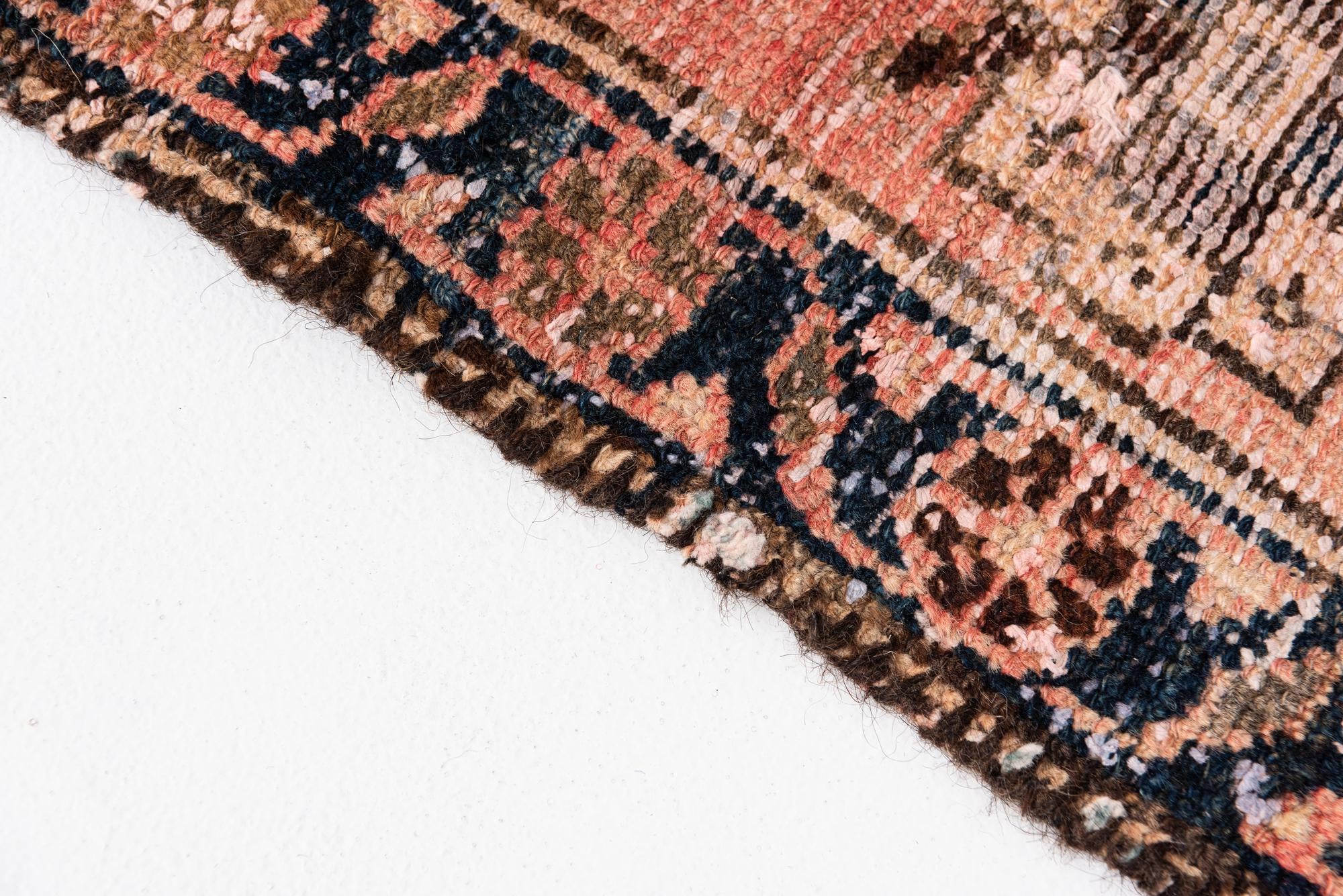 3' 10 x 6' 5 Hand Knotted Ultra Vintage Persian Wool Rug