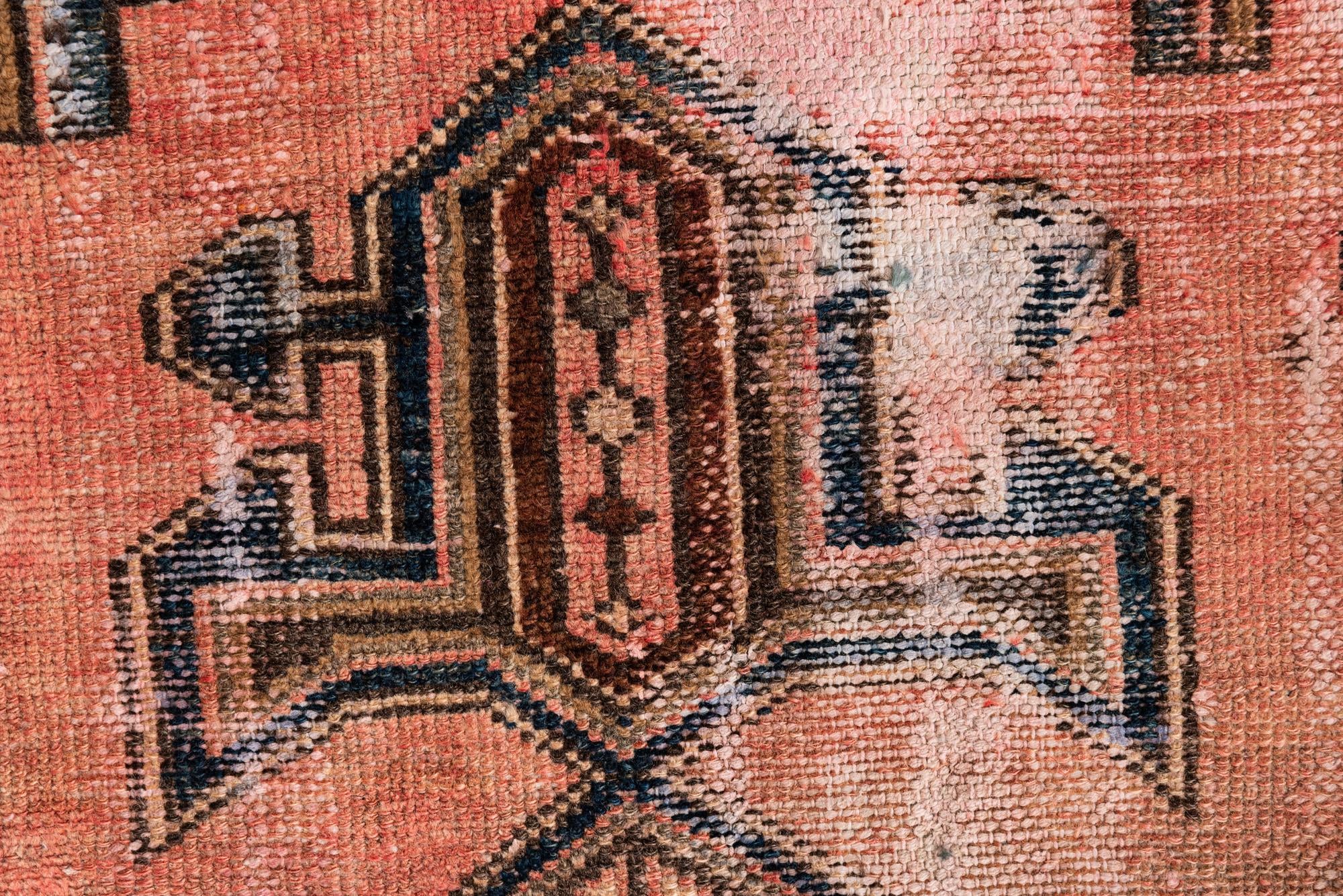 3' 10 x 6' 5 Hand Knotted Ultra Vintage Persian Wool Rug