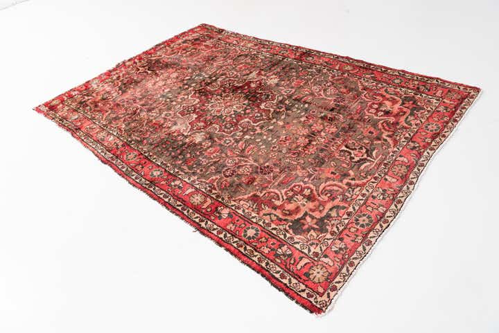 5' 2 x 7' 5 Hand Knotted Ultra Vintage Persian Wool Rug