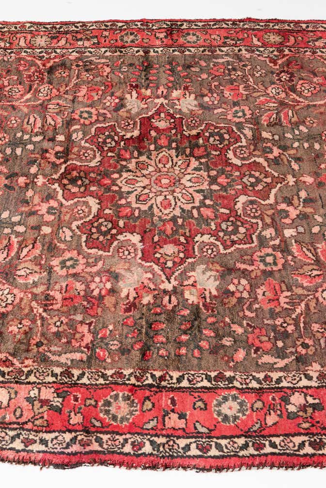 5' 2 x 7' 5 Hand Knotted Ultra Vintage Persian Wool Rug