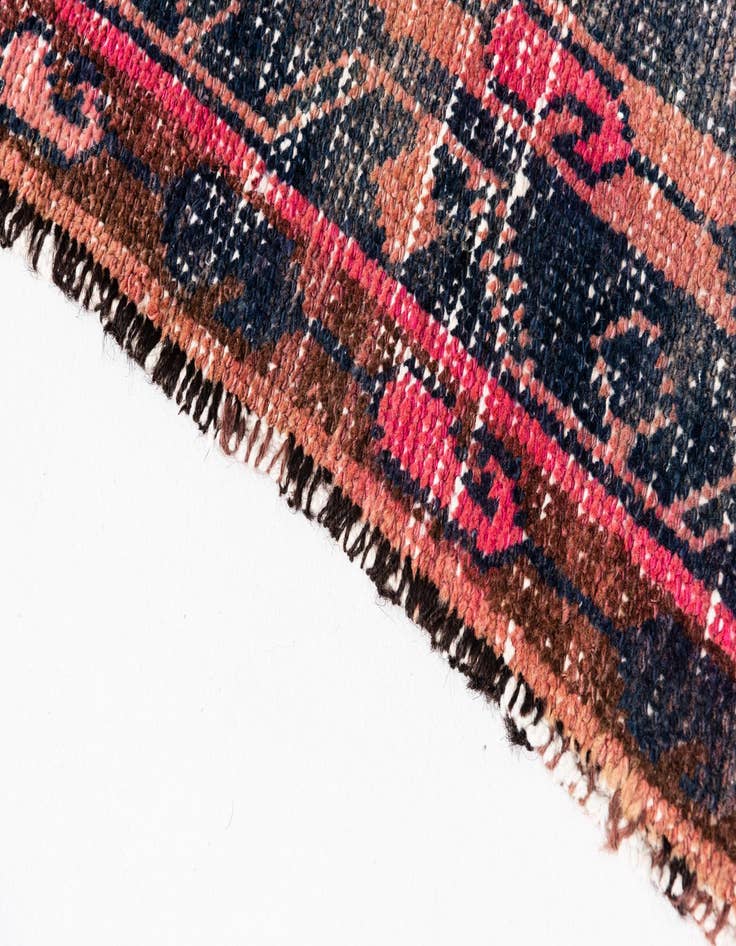 Detail image of 4' 6 x 7' 9  Hand Knotted Ultra Vintage Persian Wool Rug