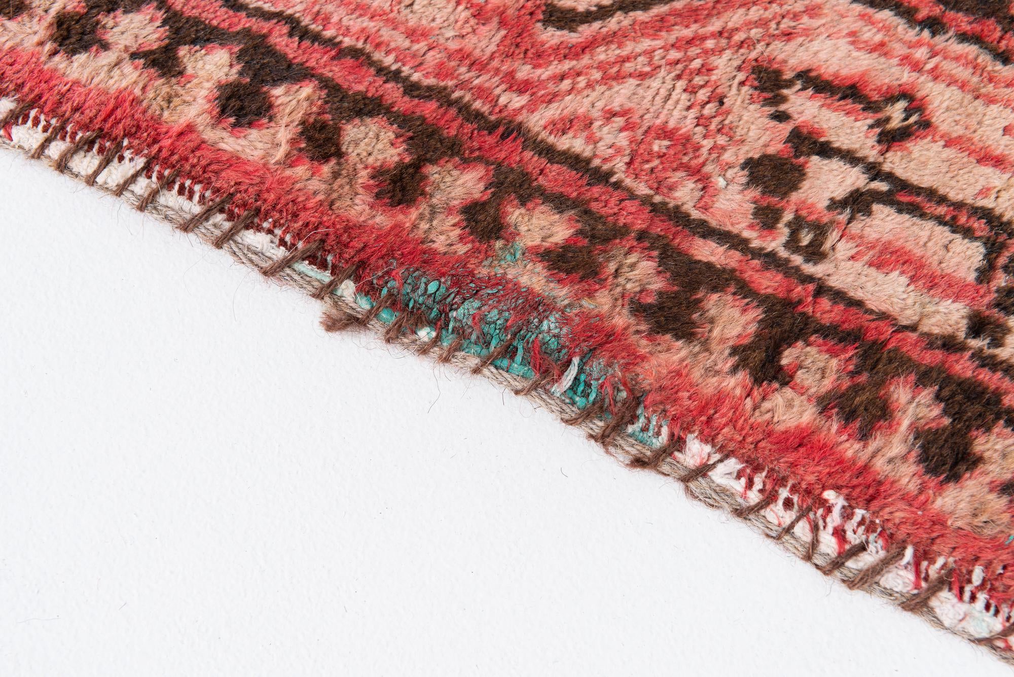 3' 9 x 4' 10 Hand Knotted Ultra Vintage Persian Wool Rug