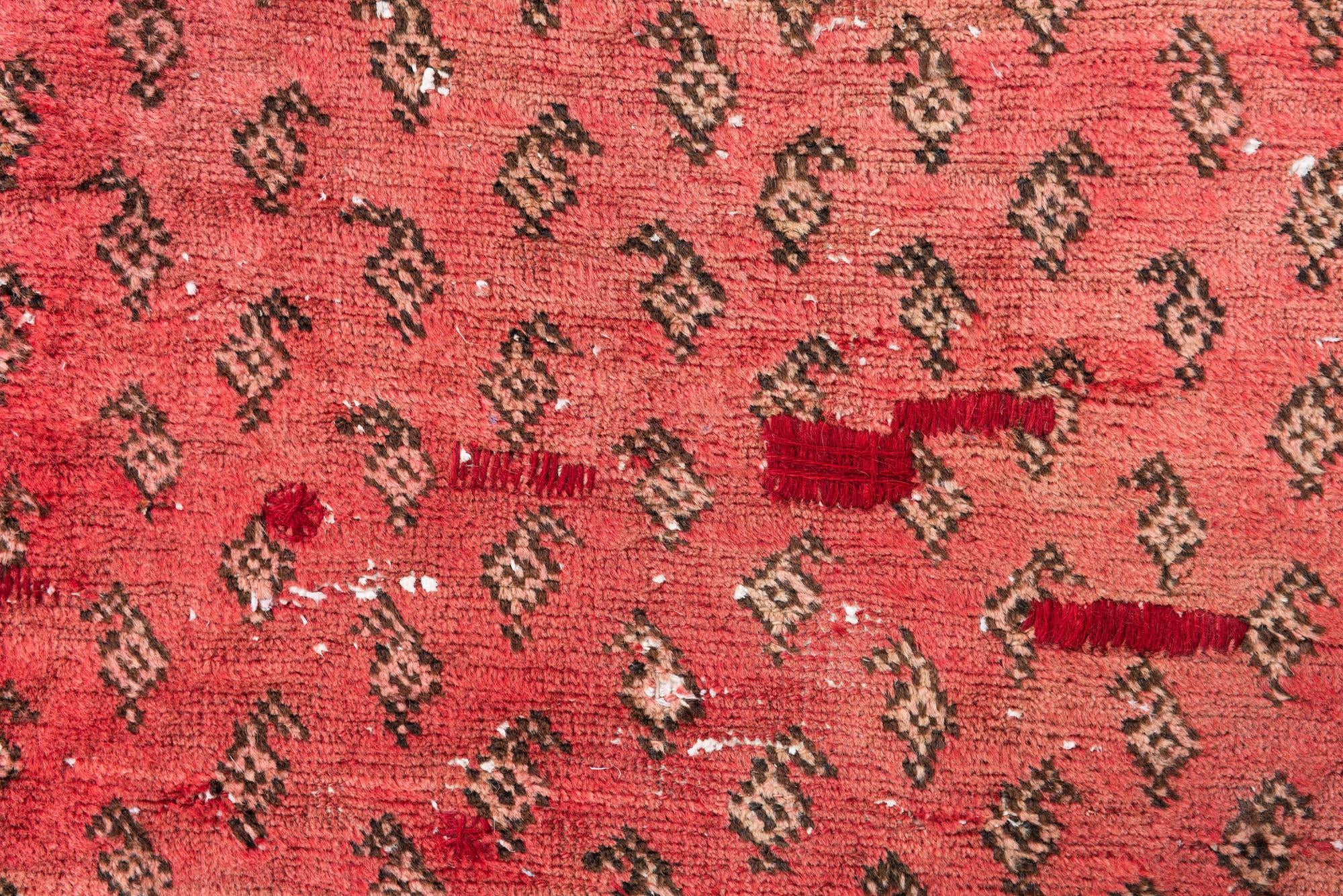 3' 9 x 4' 10 Hand Knotted Ultra Vintage Persian Wool Rug