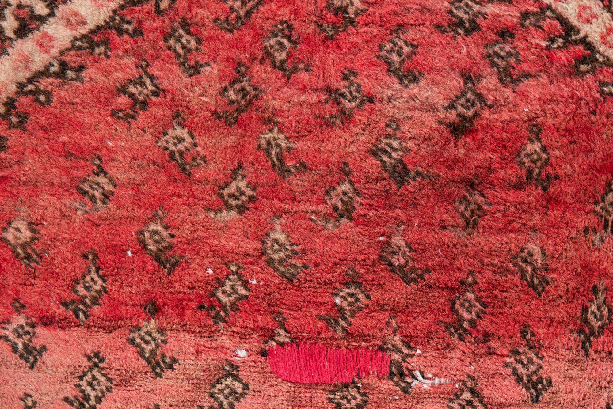 3' 9 x 4' 10 Hand Knotted Ultra Vintage Persian Wool Rug