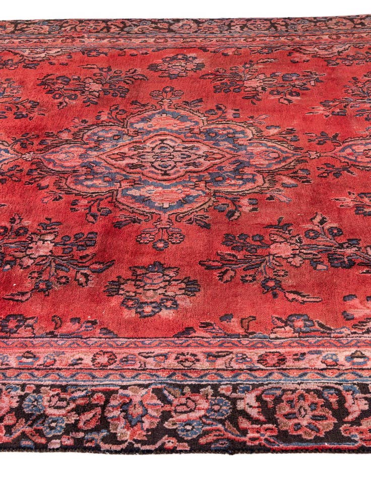 Detail image of 7' 1 x 10' 5  Hand Knotted Ultra Vintage Persian Wool Rug
