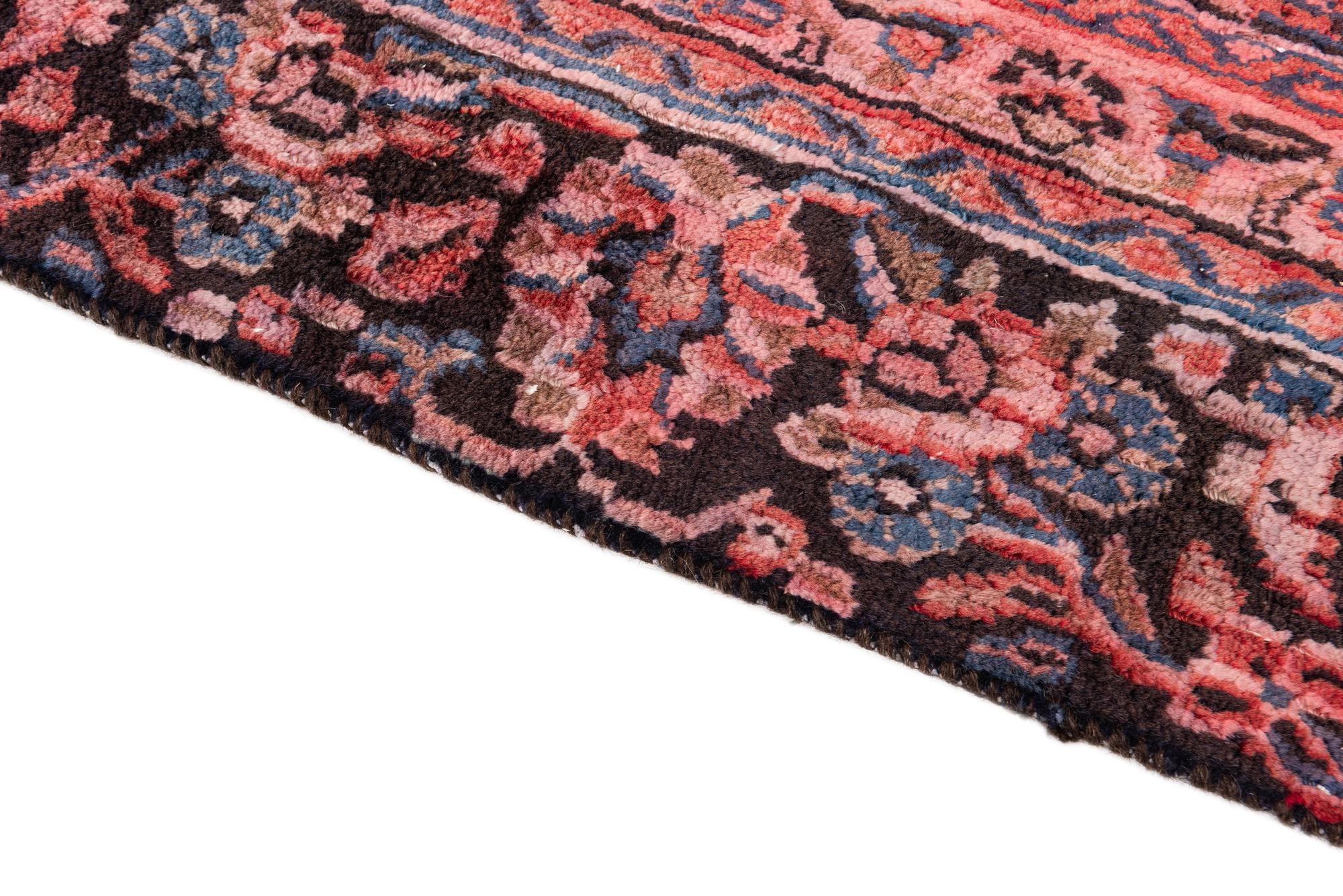 7' 1 x 10' 5 Hand Knotted Ultra Vintage Persian Wool Rug