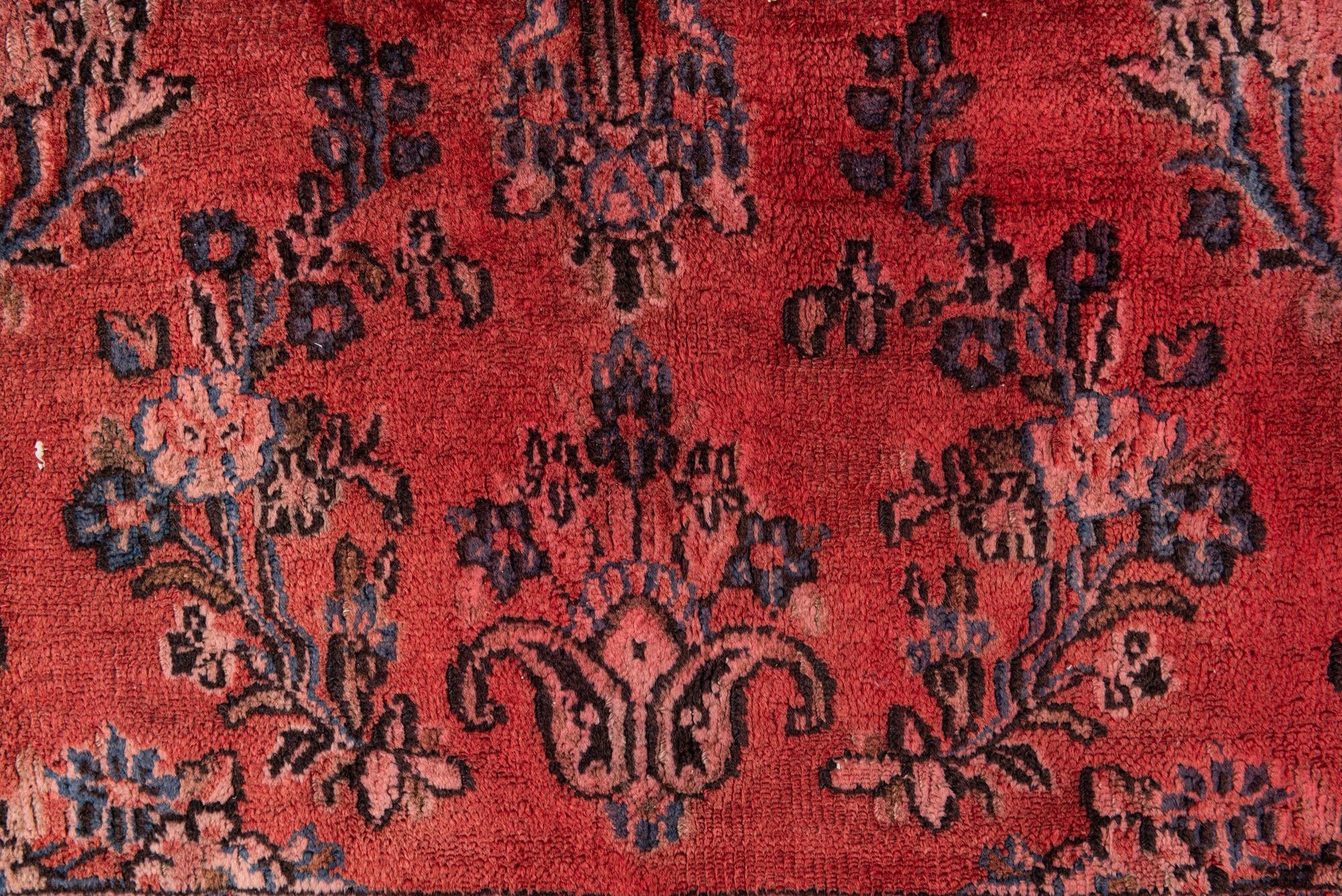 7' 1 x 10' 5 Hand Knotted Ultra Vintage Persian Wool Rug