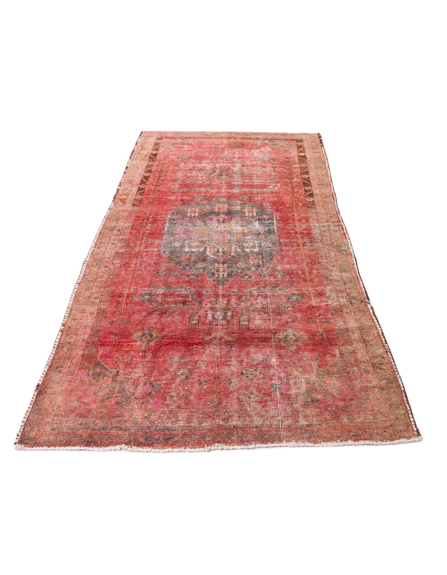 5' 1 x 8' 7 Hand Knotted Ultra Vintage Persian Wool Rug