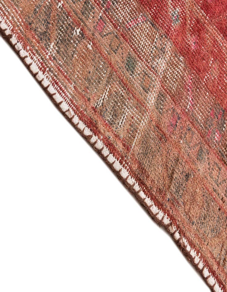 Detail image of 5' 1 x 8' 7  Hand Knotted Ultra Vintage Persian Wool Rug