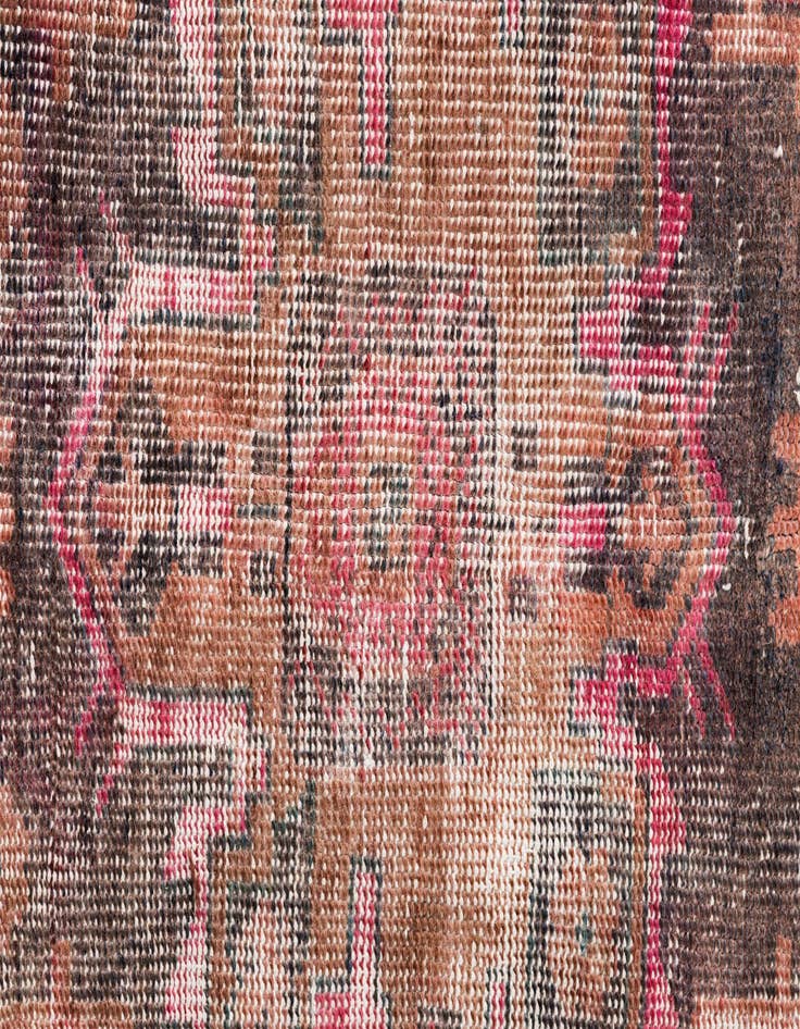 Detail image of 5' 1 x 8' 7  Hand Knotted Ultra Vintage Persian Wool Rug