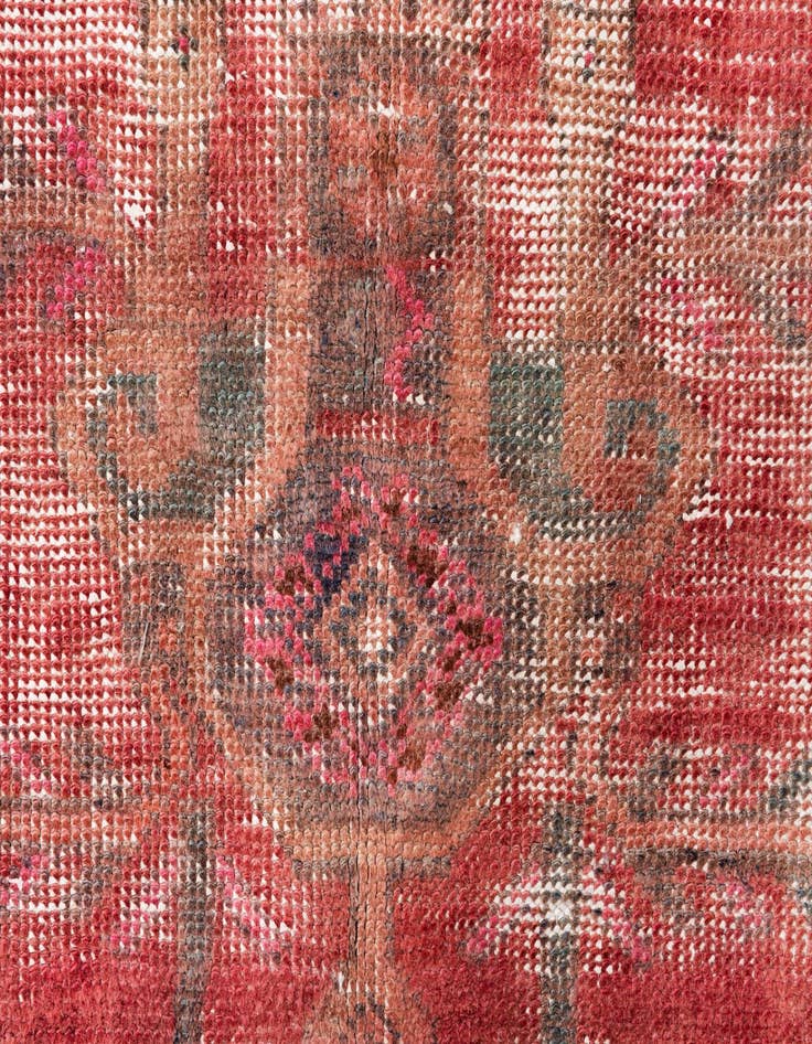 Detail image of 5' 1 x 8' 7  Hand Knotted Ultra Vintage Persian Wool Rug