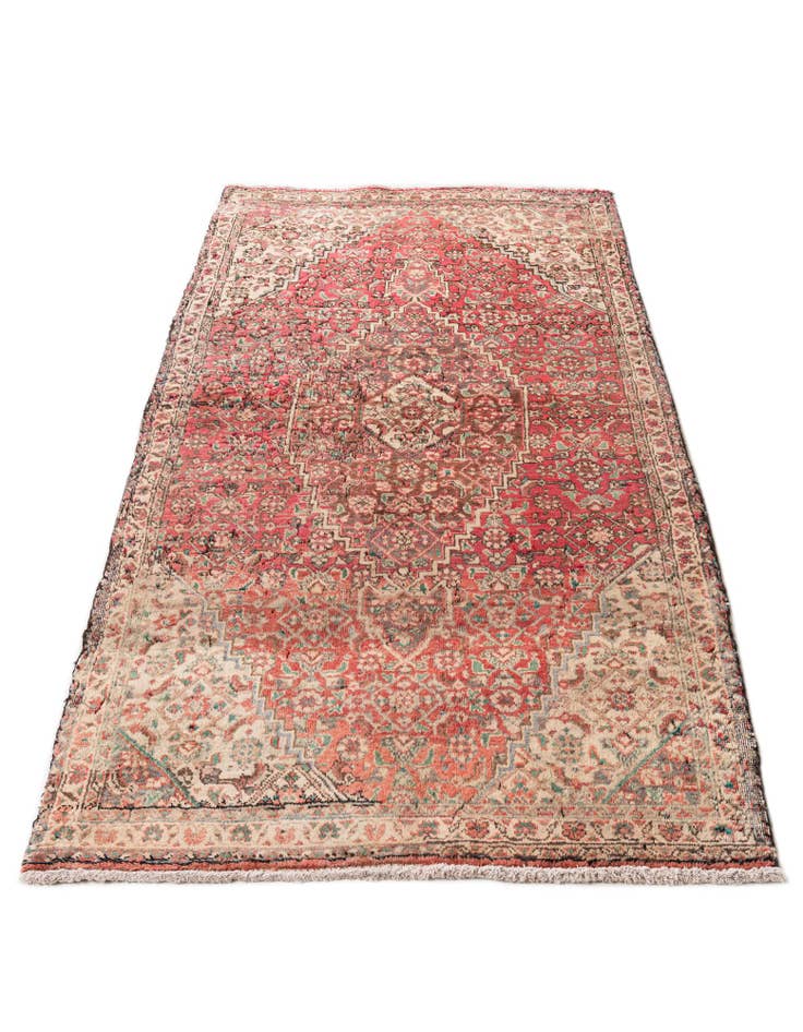 Detail image of 3' 5 x 6' 4 Hand Knotted Ultra Vintage Persian Wool Rug