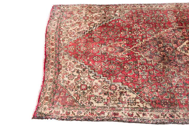 3' 5 x 6' 4 Hand Knotted Ultra Vintage Persian Wool Rug