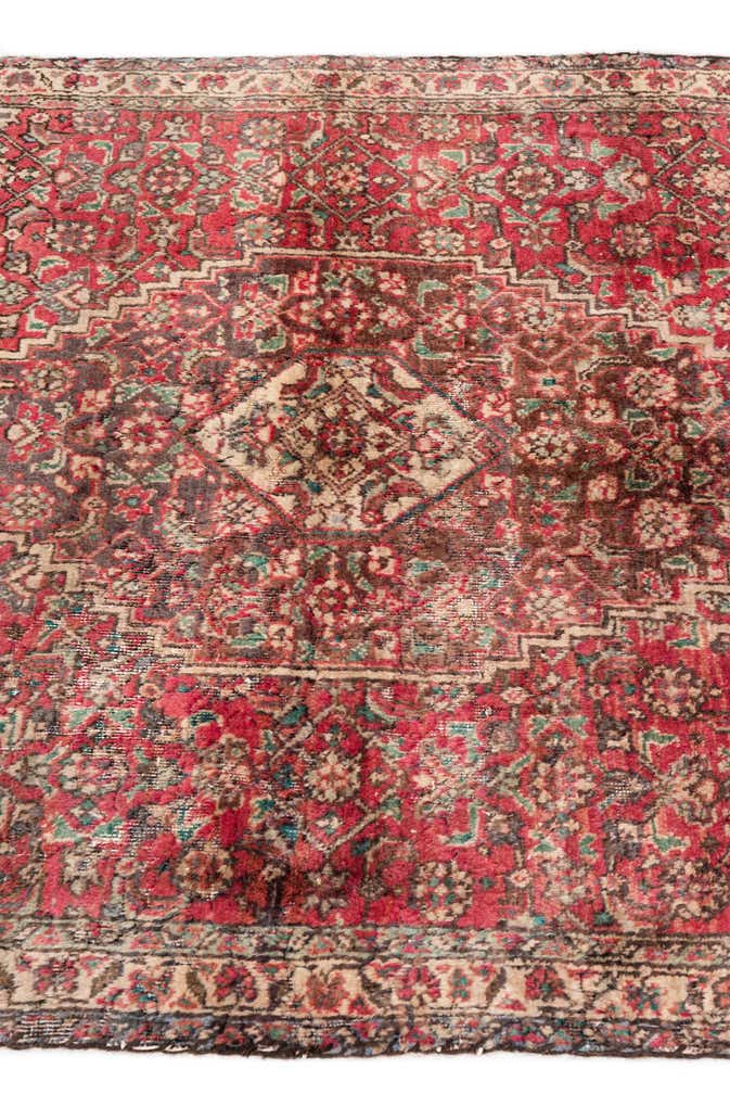 3' 5 x 6' 4 Hand Knotted Ultra Vintage Persian Wool Rug
