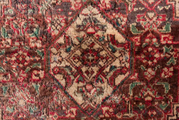 3' 5 x 6' 4 Hand Knotted Ultra Vintage Persian Wool Rug