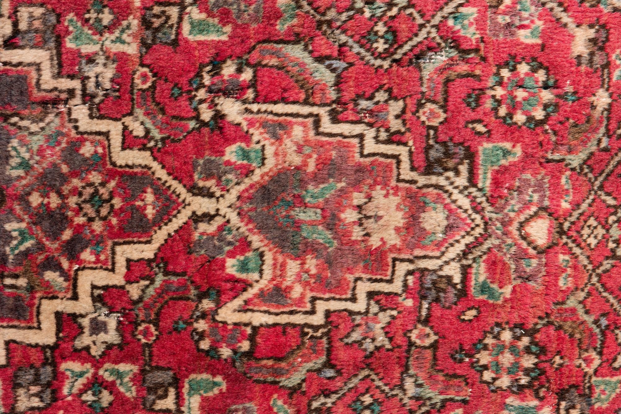 3' 5 x 6' 4 Hand Knotted Ultra Vintage Persian Wool Rug