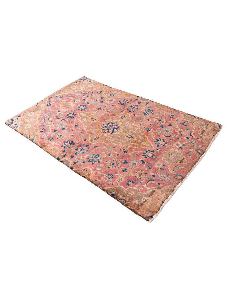 Detail image of 3' 3 x 5' 3 Hand Knotted Ultra Vintage Persian Wool Rug