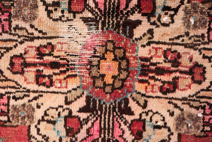 3' 4 x 5' Hand Knotted Ultra Vintage Persian Wool Rug