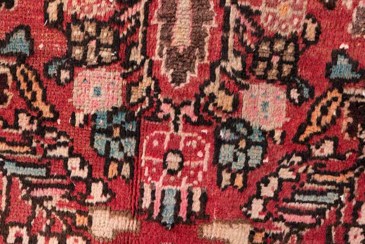 3' 4 x 5' Hand Knotted Ultra Vintage Persian Wool Rug