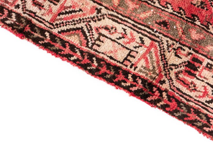 Detail image of 3' 4 x 4' 10 Hand Knotted Ultra Vintage Persian Wool Rug