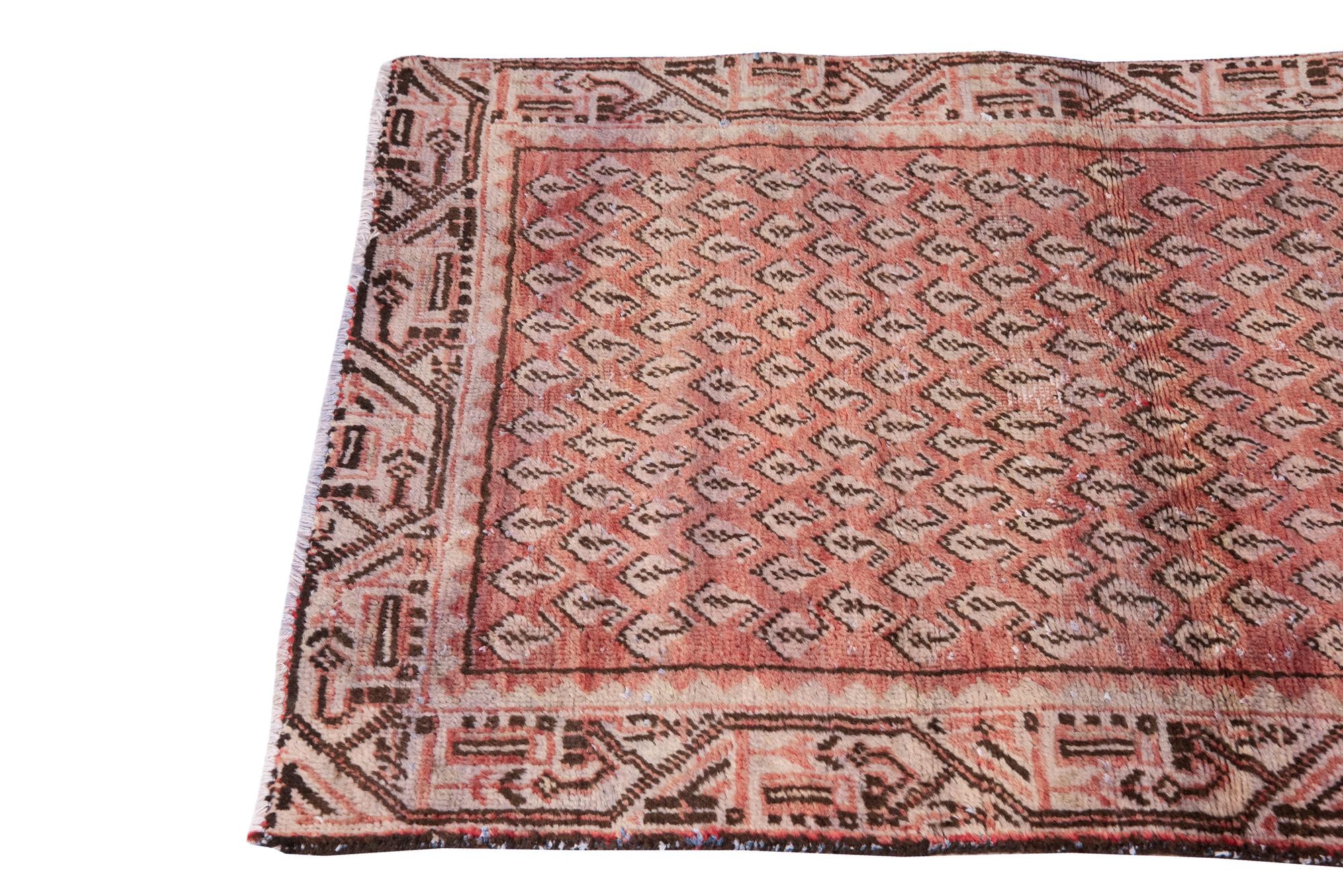 110cm x 140cm anudado a mano Ultra Vintage Alfombra Persa Lana