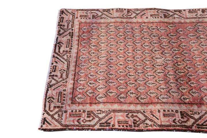 3' 7 x 4' 7 Hand Knotted Ultra Vintage Persian Wool Rug