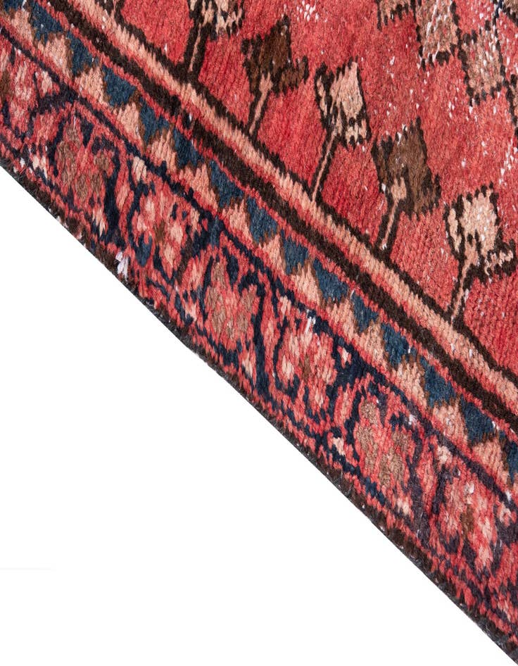 Detail image of 3' 9 x 6' 3  Hand Knotted Ultra Vintage Persian Wool Rug