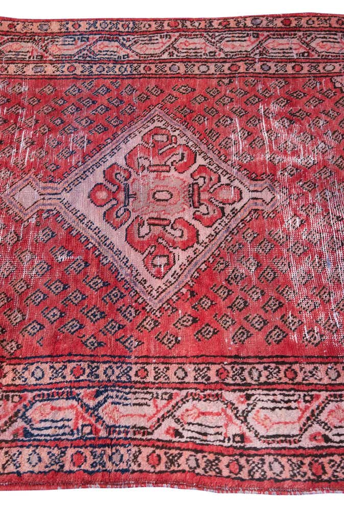 4' x 6' 1 Hand Knotted Ultra Vintage Persian Wool Rug