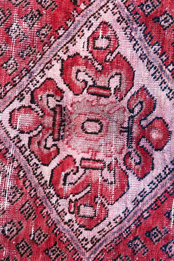 4' x 6' 1 Hand Knotted Ultra Vintage Persian Wool Rug