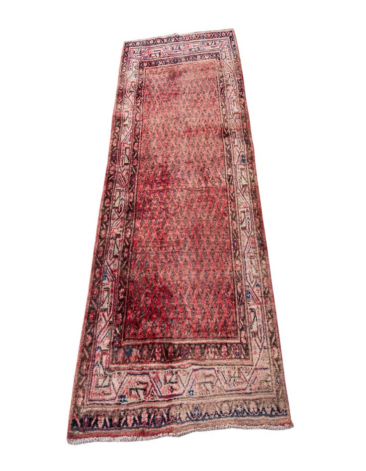 Detail image of 3' 6 x 6' 8  Hand Knotted Ultra Vintage Persian Wool Rug