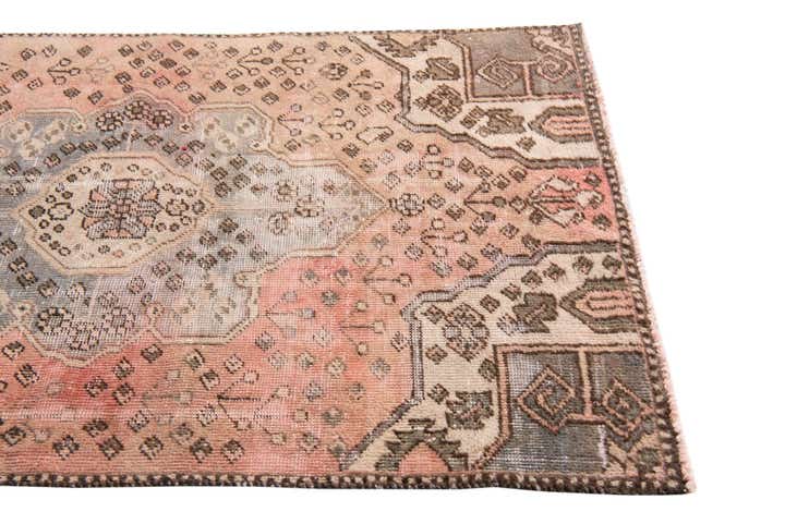 3' 7 x 5' 9 Hand Knotted Ultra Vintage Persian Wool Rug