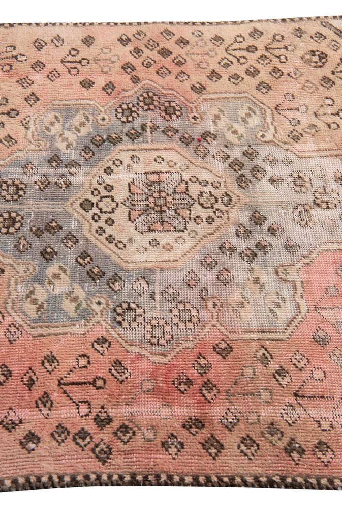 3' 7 x 5' 9 Hand Knotted Ultra Vintage Persian Wool Rug