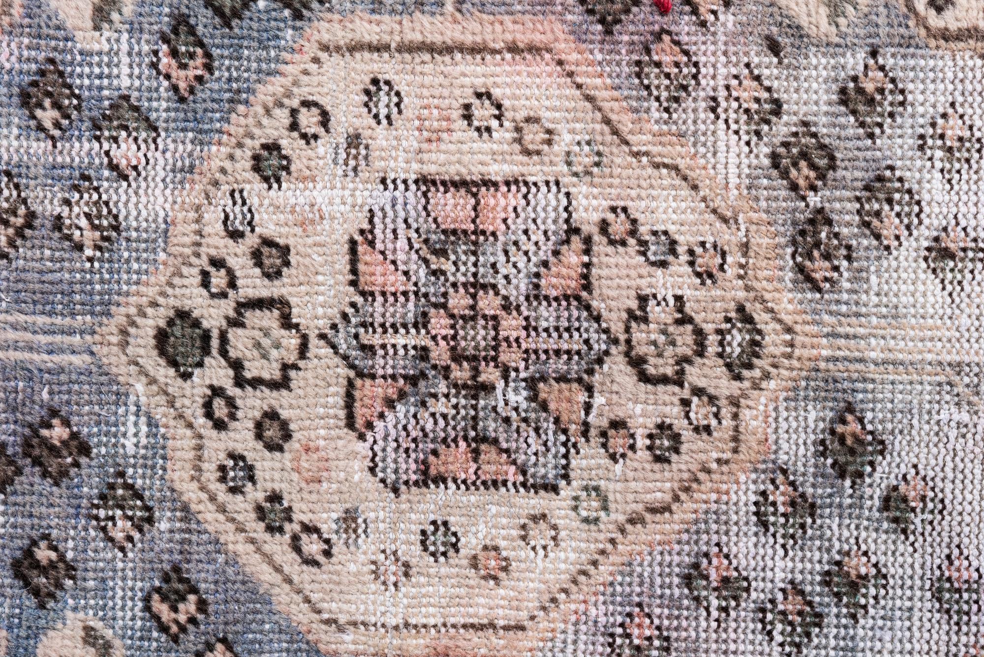 3' 7 x 5' 9 Hand Knotted Ultra Vintage Persian Wool Rug